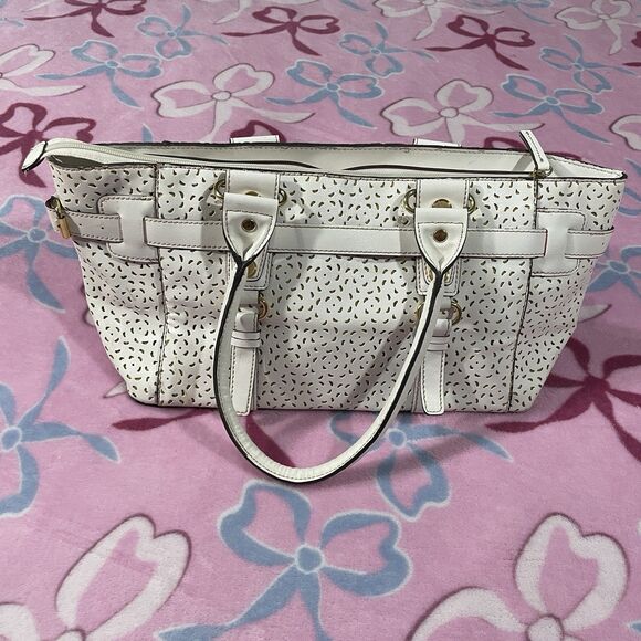 Y2k Long Elognated Solid White Shoulder Bag Purse - Picture 1 of 10